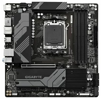 Мат. плата GIGABYTE B650M DS3H (RTL) AM5 <B650> PCI-E HDMI+2xDP 2.5GbLAN SATA  RAID MicroATX  4DDR5