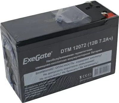 Аккумулятор Exegate DTM 12072 (12V 7.2Ah)  для UPS EX285952RUS