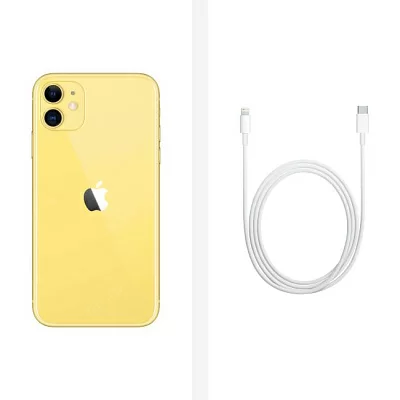 Apple iPhone 11 MHDL3RU/A 128Gb Yellow (A13 6.1" 1792x828 Retina 4G+WiFi+BT 12+12Mpx)