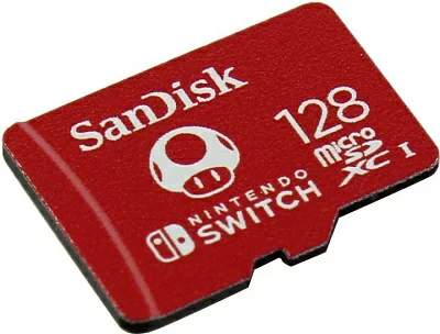 Карта памяти SanDisk Nintendo Switch SDSQXAO-128G-GNCZN  microSDXC Memory  Card  128Gb UHS-I  U3