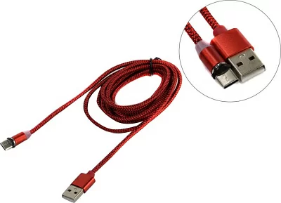 JETACCESS JA-DC36 2м Red Кабель питания USB  AM->съёмный  магнитный USB-C  2м