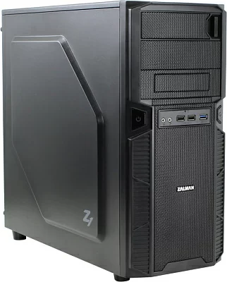 Корпус Miditower ZALMAN <Z1>  Black ATX без БП