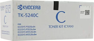 Тонер-картридж Kyocera  TK-5240C  Cyan для P5026cdn/P5026cdw/M5526cdn/M5526cdw