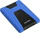 Накопитель ADATA AHD650-1TU31-CBL HD650 Blue USB3.1 Portable 2.5"  HDD  1Tb EXT  (RTL)