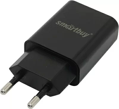 SmartBuy SBP-2010 Зарядное устройство USB (Вх. AC100-230V Вых.  DC5V 10W  2xUSB)