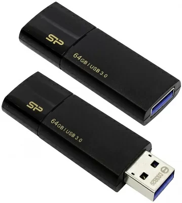 Накопитель Silicon Power Blaze B05 SP064GBUF3B05V1K USB3.0  Flash  Drive 64Gb (RTL)