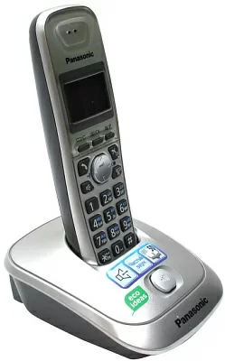 Panasonic KX-TG2511RUN Platinum р/телефон (трубка с ЖК диспл.DECT)