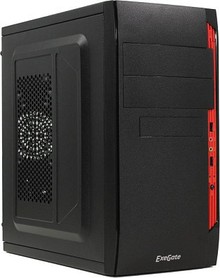 Корпус Minitower  Exegate QA-410 Black MicroATX 500W (24+4+6/8пин) EX272735RUS