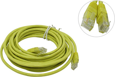 Кабель Patch Cord  UTP  кат.5e 5м жёлтый