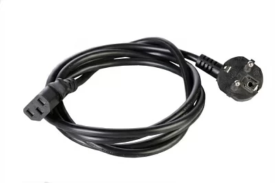 Rem (ЦМО) R-10-Cord-C13-S-1.8 Кабель компьютер - розетка 220V1.8м Европейский стандарт  Г-образный