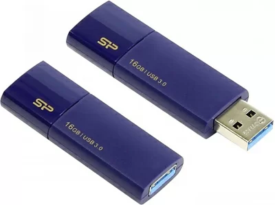 Накопитель Silicon Power Blaze B05 <SP016GBUF3B05V1D> USB3.0 Flash  Drive 16Gb  (RTL)