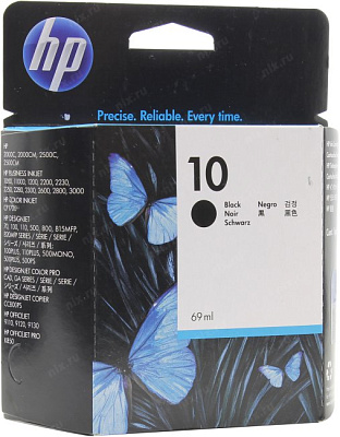 Картридж HP C4844AE (№10) Black для HP Business inkjet  1100/1200/2300  серии DesignJet 70/100(plus)/110plus/500