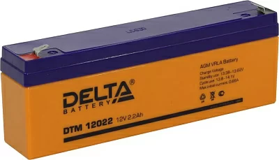 Аккумулятор Delta DTM 12022  (12V  2.2Ah) для  UPS