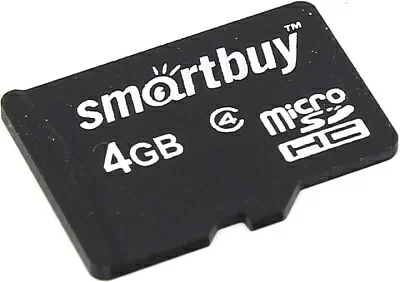 Карта памяти SmartBuy SB4GBSDCL4-00 microSDHC 4Gb Class4