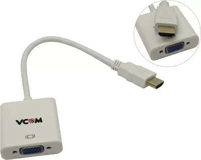 VCOM  CG558  Кабель-адаптер HDMI-->  VGA(15F)