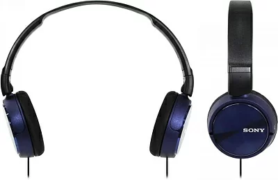 Наушники с микрофоном SONY MDR-ZX310AP Blue (шнур 1.2м)