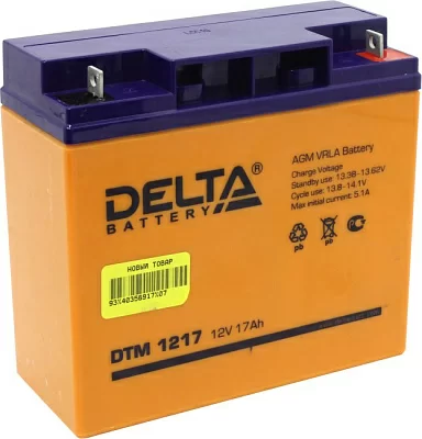 Аккумулятор Delta DTM 1217 (12V 17Ah) для UPS