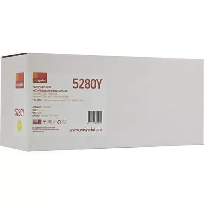 Тонер-картридж EasyPrint LK-5280Y Yellow для  Kyocera ECOSYS  P6235cdn/M6235cidn/M6635cidn