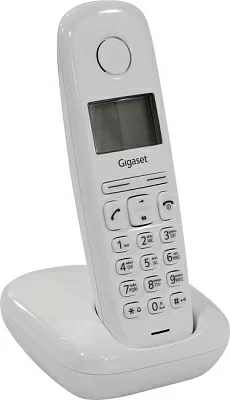 Р/трубка Gigaset A170 White (трубка с ЖК диспл. База) стандарт-DECT