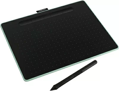 Графический планшет Wacom Intuos M CTL-6100WLE-N (8.5"x5.3" 2540 lpi 4096 уровней USB Bluetooth)