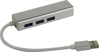 Разветвитель USB3.0 Hub  3  port + GbLAN