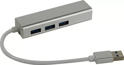 Разветвитель USB3.0 Hub  3  port + GbLAN