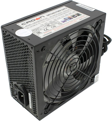 Блок питания CROWN Micro CM-PS650W  PLUS ATX (24+2x4+6пин)