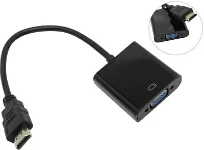 Exegate EX-HDMIM-VGAF-0.15 Кабель-переходник HDMI (M)  -> VGA(15F) 0.15м EX284926RUS