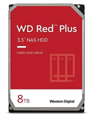 Жёсткий диск HDD 8 Tb SATA 6Gb/s Western Digital Red <WD80EFZZ>  3.5"