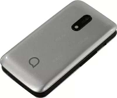 Телефон Alcatel 3025X Metallic Silver (TriBand раскладушка2.8" 320x240 3G+BT  microSDHC 0.3Mpx  108г)