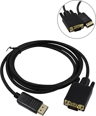 Кабель-адаптер  DisplayPort(M)  --> VGA(15M)  1.8м