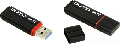 Накопитель Qumo Speedster <QM64GUD3-SP-black> USB3.0  Flash  Drive 64Gb (RTL)