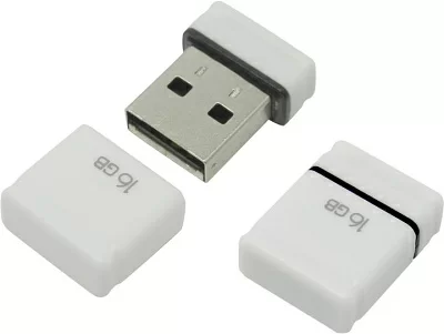 Накопитель Qumo Nanodrive QM16GUD-NANO-W USB2.0  Flash  Drive 16Gb  (RTL)