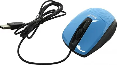 Манипулятор Genius Optical Mouse DX-150X <Blue>  (RTL) USB 3btn+Roll (31010231102/31010004407)