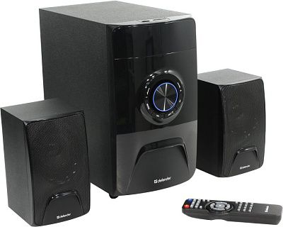 Колонки Defender X500 (2x12W +Subwoofer 26W дерево FM USB  SD  BT ПДУ) 65526