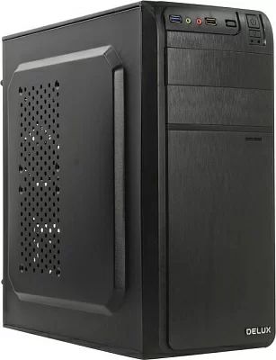 Корпус Miditower DELUX DW600  Black  ATX без  БП