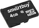 Карта памяти SmartBuy SB4GBSDCL10-00  microSDHC 4Gb  Class10