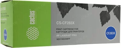 Картридж Cactus CS-CF283X для HP  LJ Pro MFP M255/M201/M202