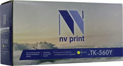 Картридж NV-Print аналог TK-560Y Yellow  для Kyocera  C5300/5350/P6030