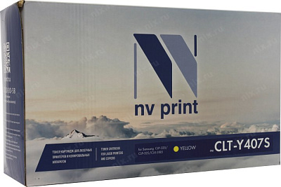 Картридж NV-Print аналог CLT-Y407S Yellow для Samsung CLP-325  CLX-3185