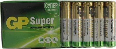 Элемент питания GP Super 24A-2CRVS40 (LR03) Size AAA 1.5V щелочной (alkaline) уп. 40шт