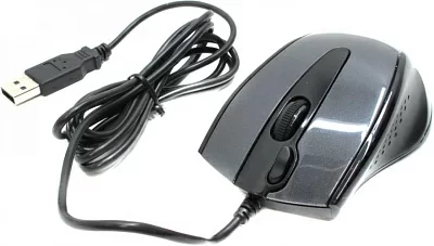 Манипулятор A4Tech V-Track Mouse N-500F-1 Glossy Grey (RTL)  USB 4btn+Roll