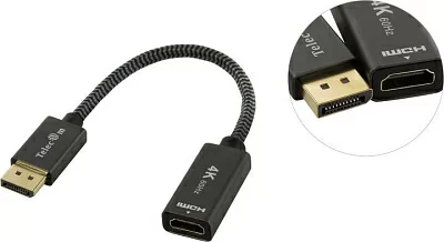 Telecom TA560 Кабель-адаптер DisplayPort  (M)  -> HDMI  (F)