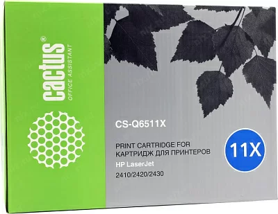 Картридж Cactus CS-Q6511X для HP LJ  2410/2420/2430