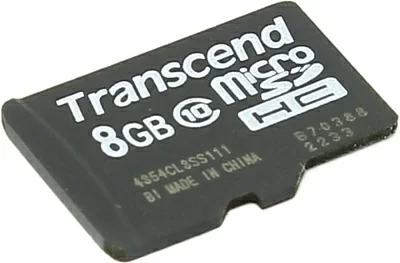 Накопитель Transcend  TS8GUSDC10  microSDHC 8Gb  Class10