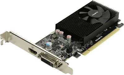 Видеокарта 2Gb <PCI-E> GDDR5 GIGABYTE GV-N1030D5-2GL  (RTL)  DVI+HDMI <GeForce GT1030>