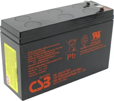 Аккумулятор CSB HR 1224W F2F1  (12V 6Ah) для UPS