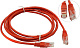 Кабель Patch Cord UTP  кат.5e 2м  красный