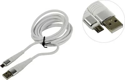 JETACCESS JA-DC27 2м White Кабель USB 2.0 AM ->  micro-B 2м