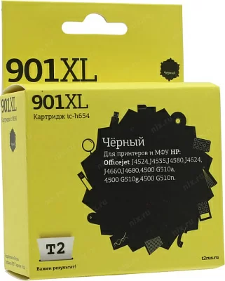 Картридж T2 ic-h654 (№901XL) Black  для  HP OJ 4500/J4535/4580/4624/4660/4680